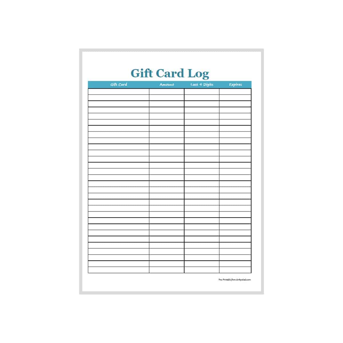 Gift Card Printables  Printable gift cards,  gift