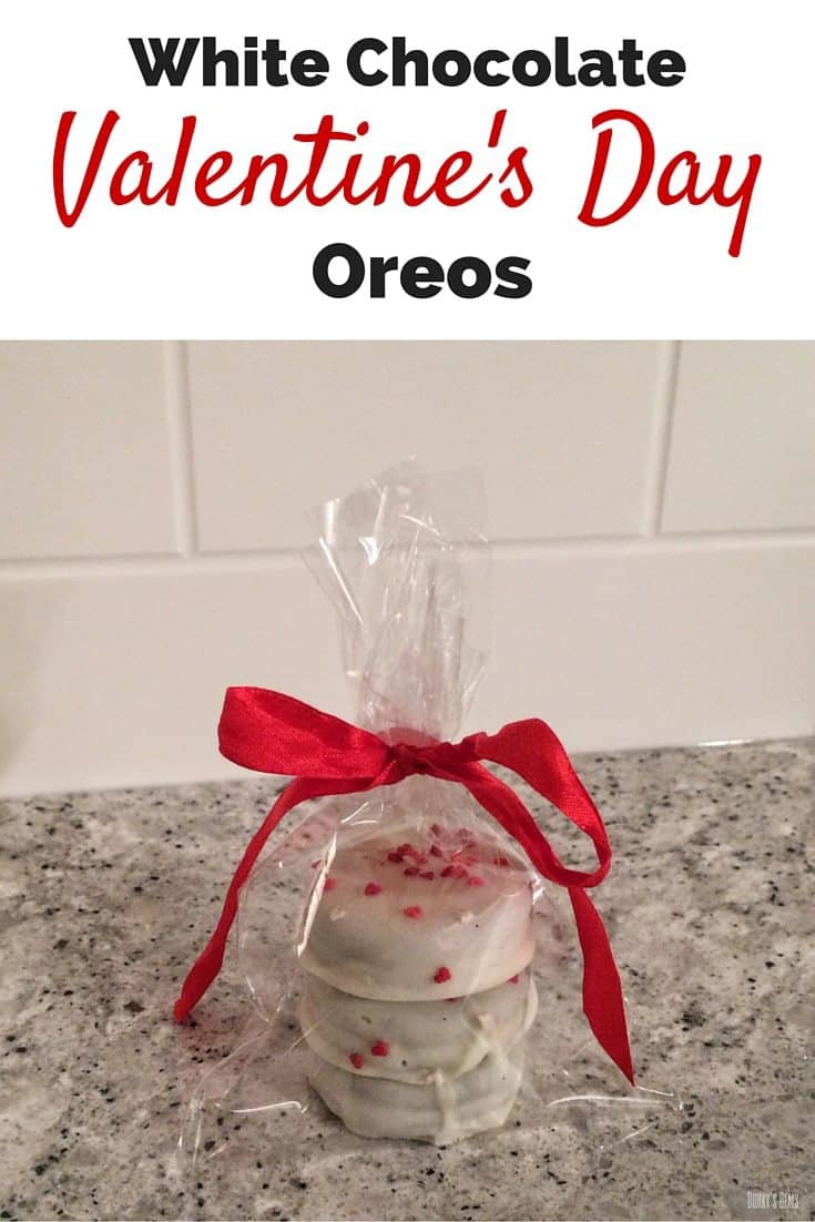 White Chocolate Valentine's Day Oreos.