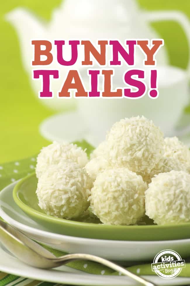 Coconut coated balls.