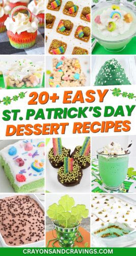 20+ Easy St. Patrick's Day Dessert Recipes Pin.