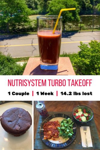 How Nutrisystem's Turbo Takeoff program works, some tips for dealing with hunger while dieting, and an update on our progress towards our weight loss goals.