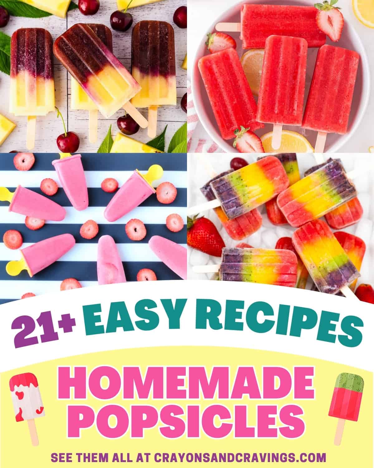 Homemade Popsicles: 21+ Easy Recipes.