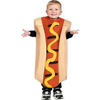 Toddler Hot Dog Costume, 3T-4T 