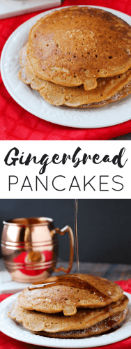 Gingerbread Pancakes.