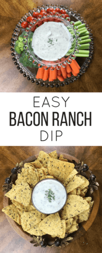 Easy Bacon Ranch Dip