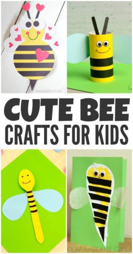Cute Bee Crafts for Kids.