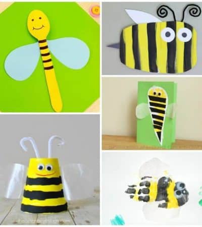These cute bumble bee crafts for kids are perfect for spring, summer, or anytime the little ones are learning about bees.