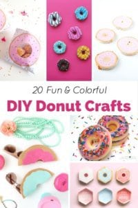 20 Fun and Colorful DIY Donut Craft Ideas