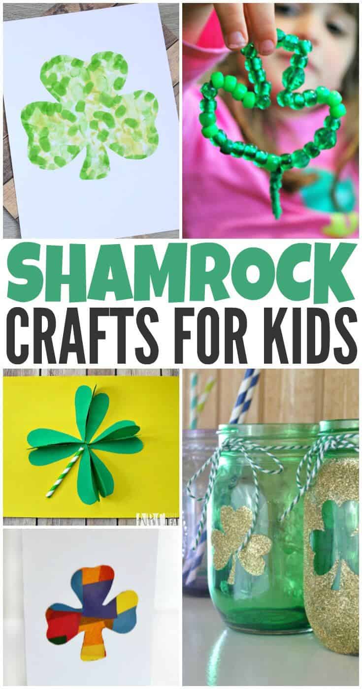 These fun and festive shamrock crafts for kids will help get the whole family ready for St. Patrick's Day this year.