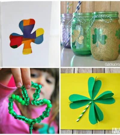 St Patrick's Day Shamrock Crafts for Kids
