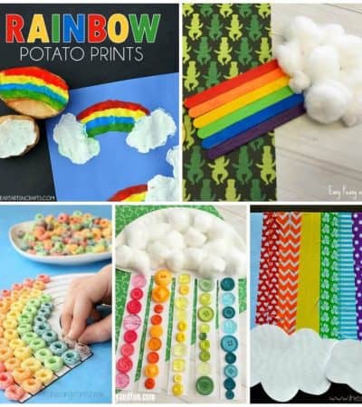 These fun rainbow crafts for kids are perfect to make for St. Patrick's Day, to celebrate the start of Spring, or for a colorful activity any time of year!