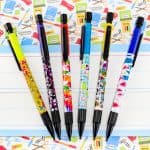 Turn your plain old pencils into something fun and awesome with this easy DIY Washi Tape Pencils back to school craft.