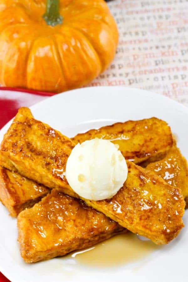 Pumpkin French Toast Sticks Recipe