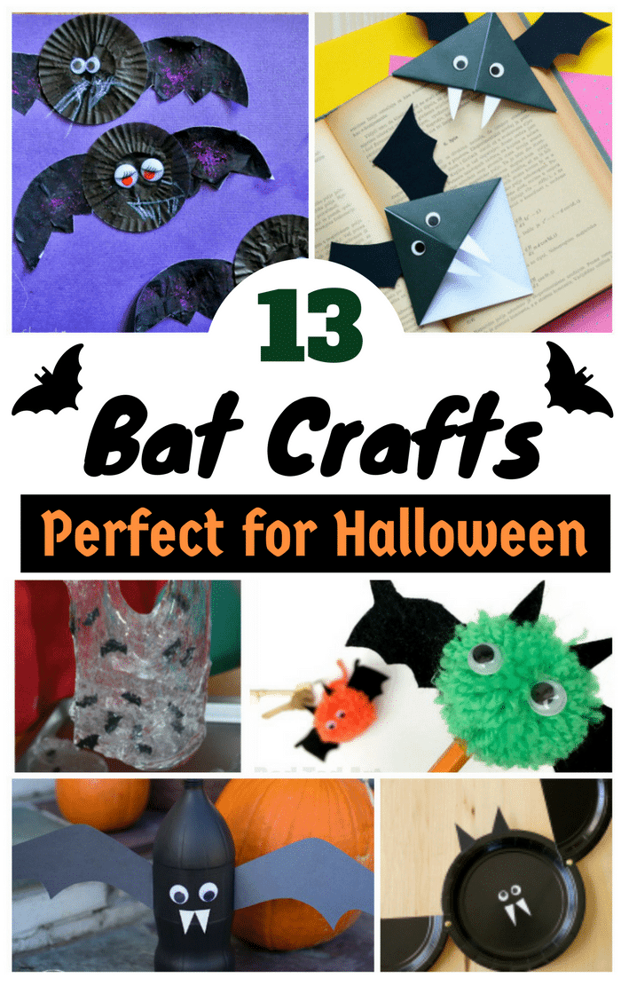 13 Bat Crafts Perfect for Halloween.