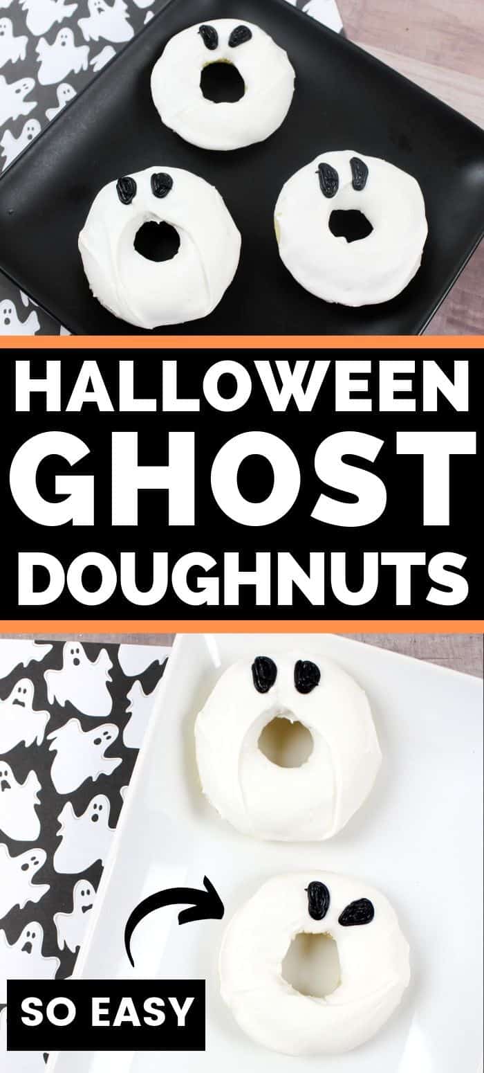 Halloween Ghost Doughnuts Pin