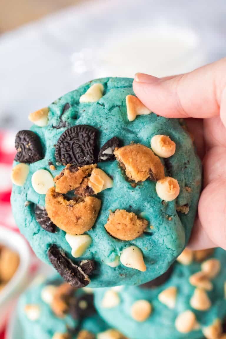 Cookie Monster Cookies (jumbo Blue Cookie Recipe)