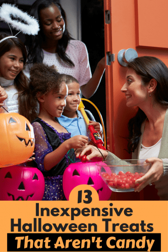 These 13 inexpensive Halloween treats that aren't candy make the perfect allergy-free treats for Trick-or-Treaters for the Teal Pumpkin Project!