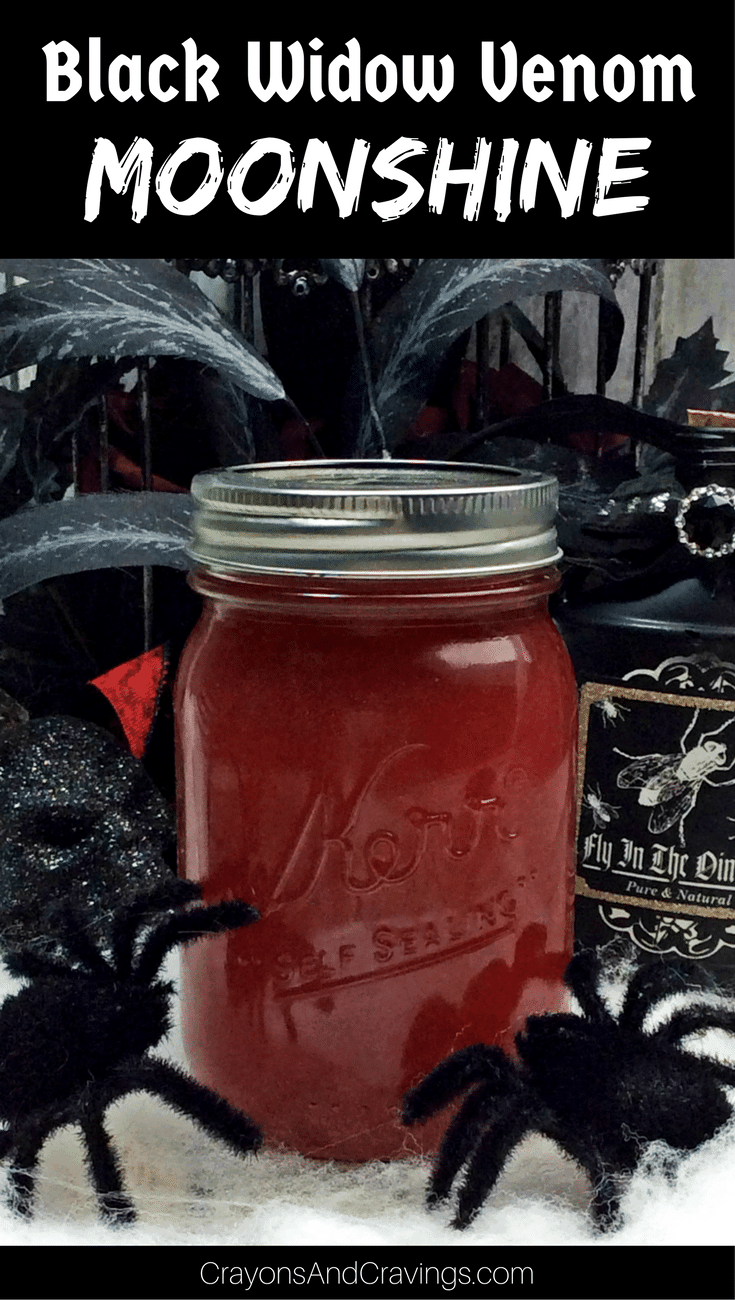 Black Widow Venom Moonshine Recipe (Halloween Moonshine)