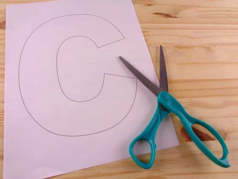 This letter C craft with printable template is part of our letter of the week craft series, designed to foster letter recognition in preschoolers.