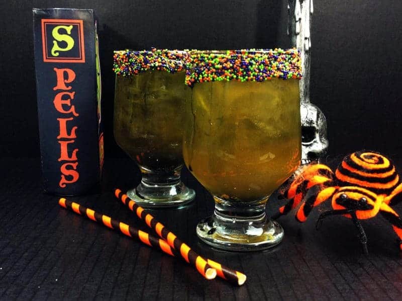 This citrus and sour apple Demon Juice Halloween Cocktail has a powerful punch that will pucker your lips and leave you begging for more.