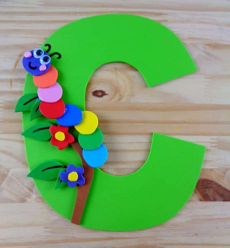 This letter C craft with printable template is part of our letter of the week craft series, designed to foster letter recognition in preschoolers.