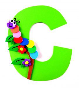 Letter C Craft With Printable – C is For Caterpillar