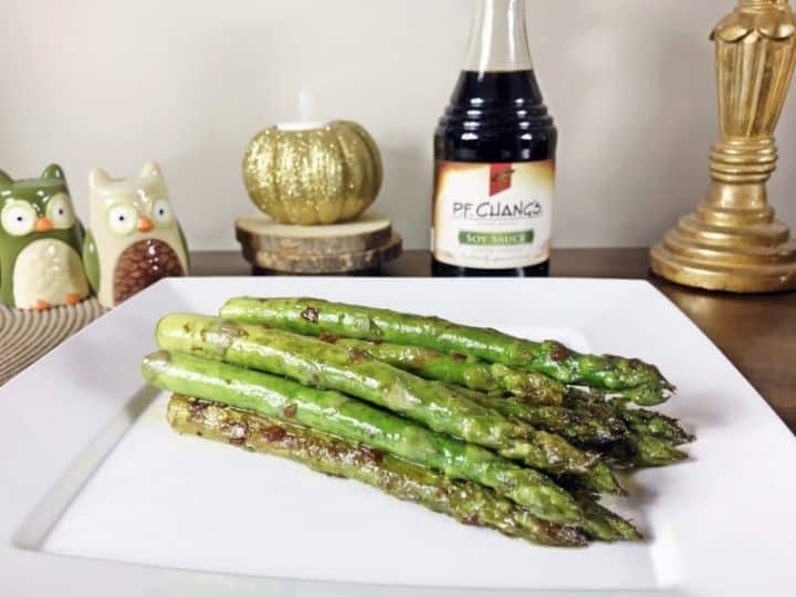 Pan Seared Asparagus With Soy Sauce and Garlic Recipe