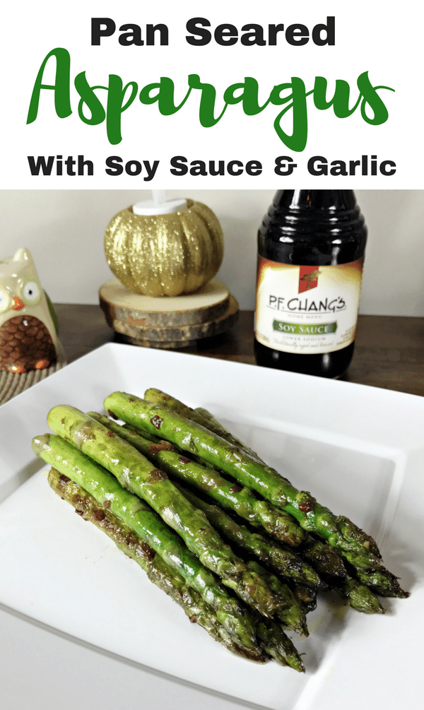 Quick, easy, and delicious Pan Seared Asparagus With Soy Sauce and Garlic takes only about 15 minutes to make, but is PACKED with amazing flavor.