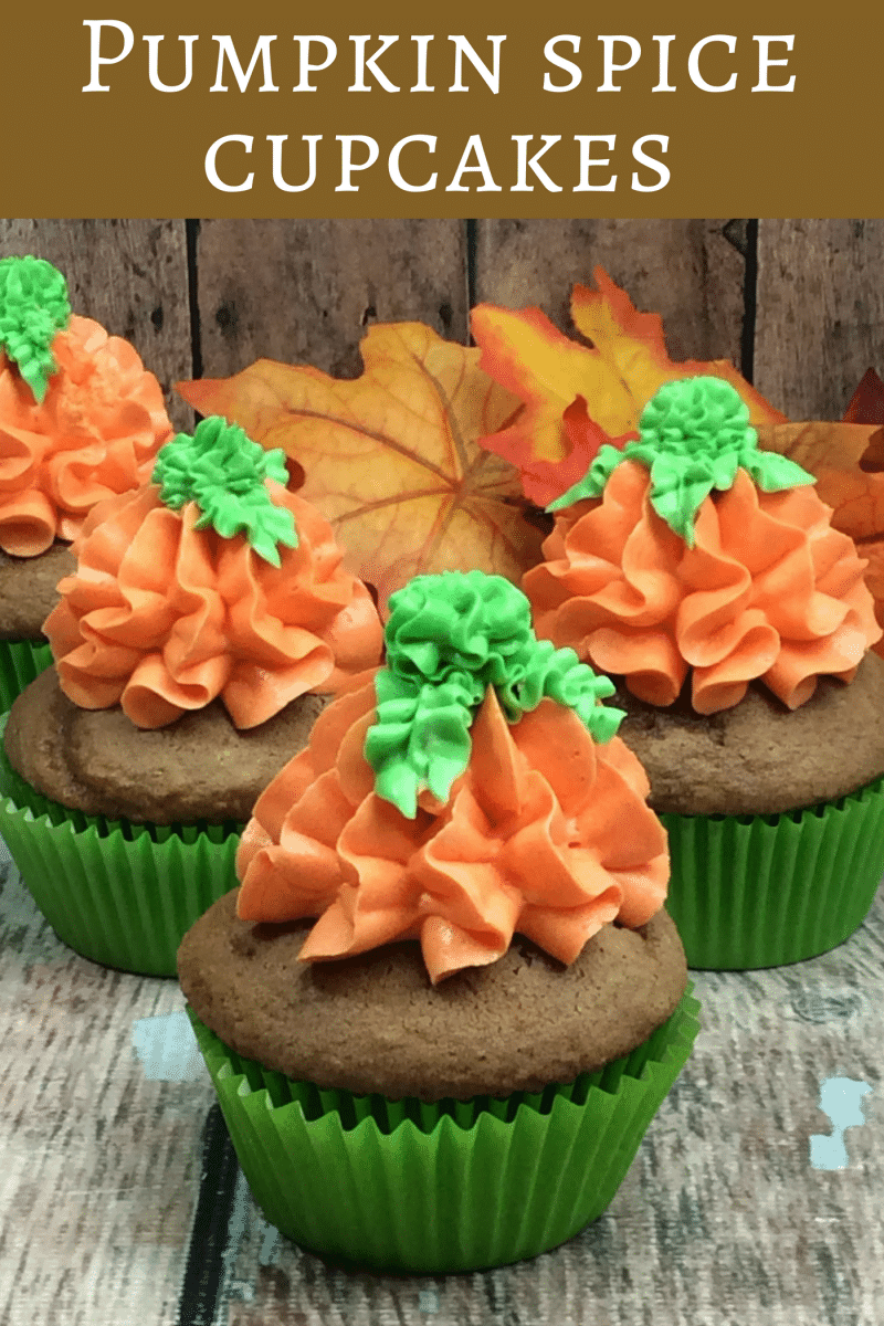 If you want to make a dessert for Halloween or Thanksgiving that truly feels like fall, these pumpkin spice cupcakes with buttercream frosting are perfect.