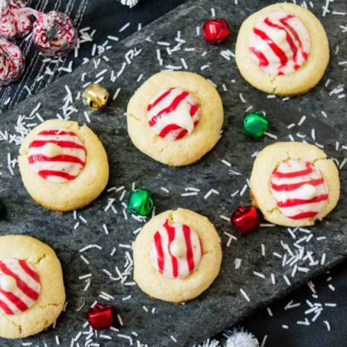 Candy Cane Kiss Cookies Recipe