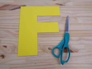 Letter F Craft with Printable - F is for Fire