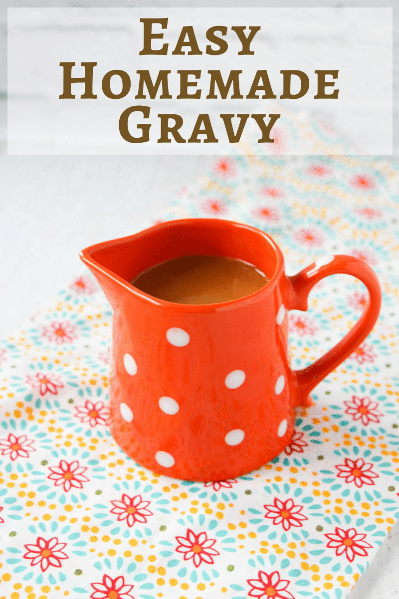 How often do you open a jar to get your gravy? It’s something we all do, but making homemade gravy is so much easier than you realize. Tastes better too!