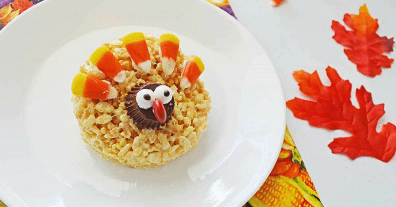 Rice Krispie Turkey Treats for Thanksgiving