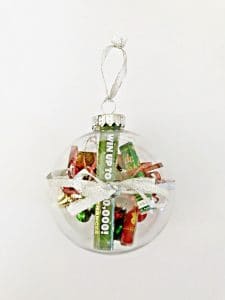 Christmas Lottery Ticket Ornament