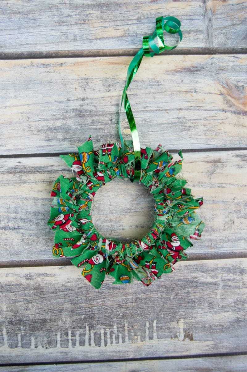 Mason Canning Jar Lid Christmas Wreath Ornament Craft