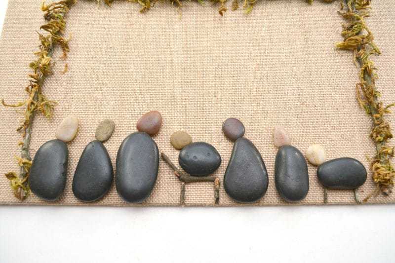 This rock nativity canvas is the perfect way to focus on the true meaning of Christmas with a DIY wall art project that you can cherish for years to come.