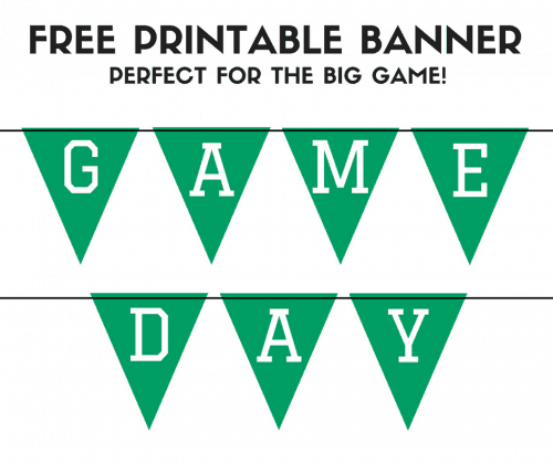 Game Day Favorite Recipes, DIY Decor & FREE Football Printables - Party  Ideas