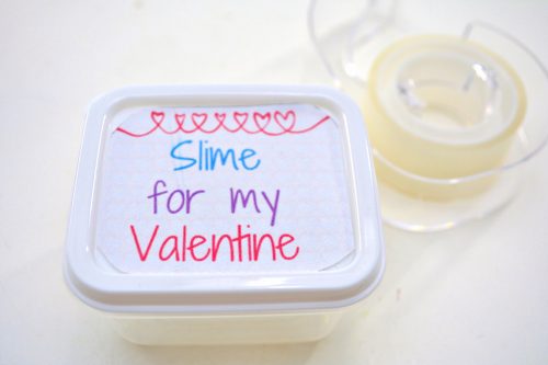 Kids Valentine Slime Tags Printables Free