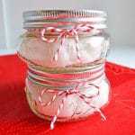 DIY peppermint sugar scrub