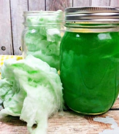 This moonshine recipe combines cotton candy, cotton candy vodka, sugar, and Everclear to make a delicious homemade moonshine. Plus, the bright green color of this cotton candy moonshine will certainly catch everyone’s attention!