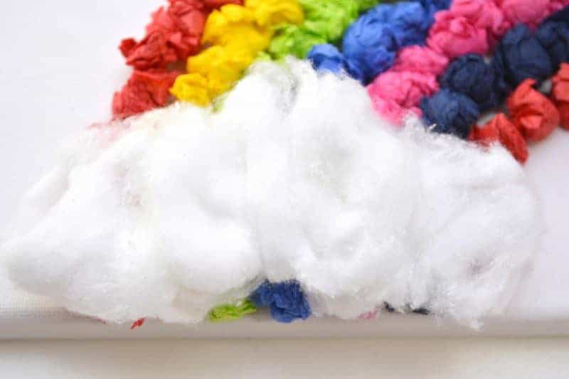 Do your kids love rainbows? This rainbow tissue paper craft is definitely perfect for them. Not only is this rainbow kids craft fun and easy to make, but it’s super affordable as well. Also, it’s the kind of kid's art project that will take a bit of time to make, which makes it an excellent activity for a rainy day.