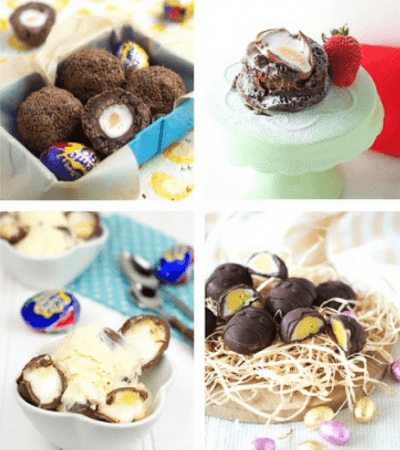 If Cadbury Creme Eggs are your favorite Easter treat you are going to go crazy for these 20 amazing Cadbury Creme Egg recipe ideas. From Cadbury Creme Egg cupcakes to a Cadbury Creme Egg Gelato, you will find lots of tasty Cadbury Egg recipes to try this Easter.