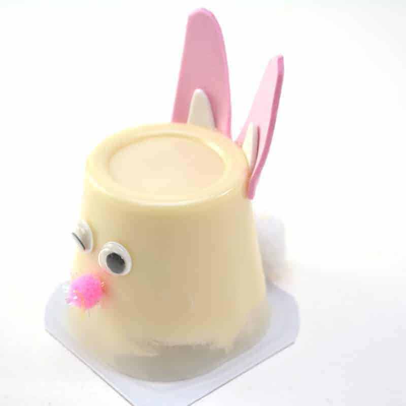 Bunny Pudding Cups - Easy Easter Craft & Treat Idea for Kids