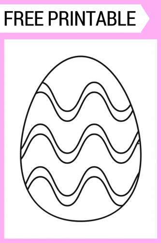 Download and print out this Easter egg coloring page printable free printable for the classroom or as a fun Easter activity at home.