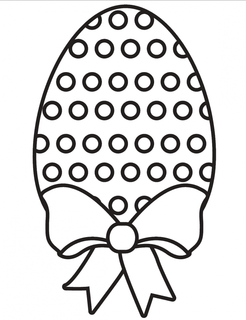 Easter Egg Coloring Page Printable + How to Make Skittles Paint