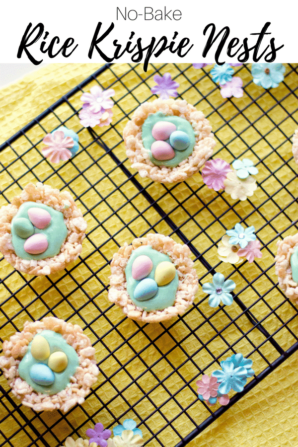 Whether you are looking for the perfect Easter dessert or simply a fun treat to make with the kids this Spring, these Rice Krispie nests are sure to be a hit. They are easy to make, super adorable, and delicious too!