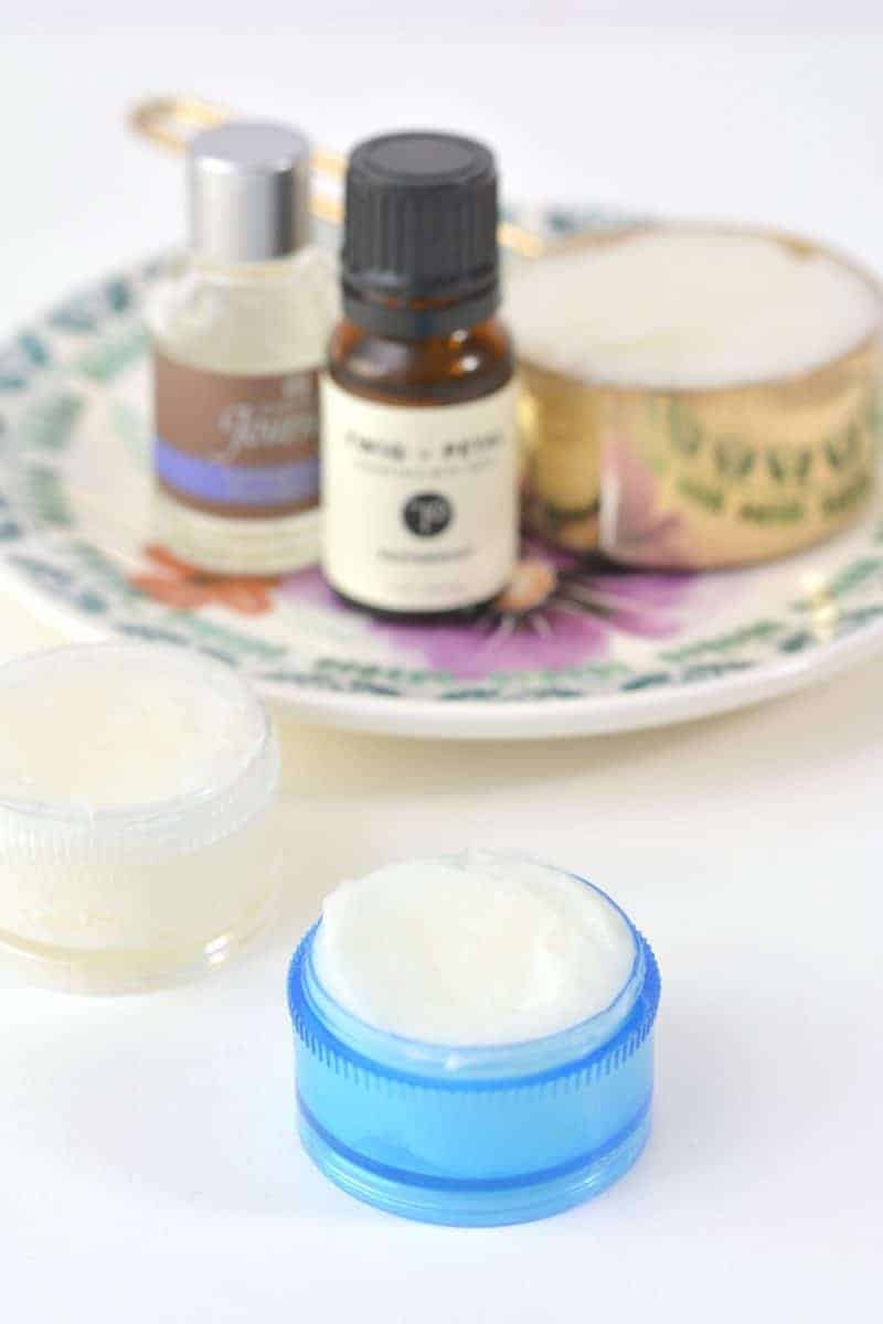 This 3-Ingredient Peppermint Lavender Homemade Vapor Rub is easy to make at home using essential oils. You will love how this all-natural DIY essential oil chest rub helps to relieve congestion.