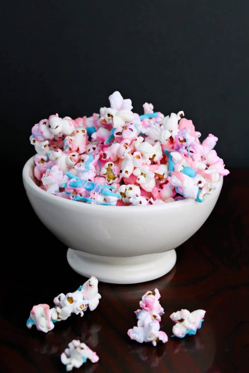 Unicorn popcorn is an easy to make and colorful treat that is perfect for your unicorn themed birthday party or unicorn sleepover! 