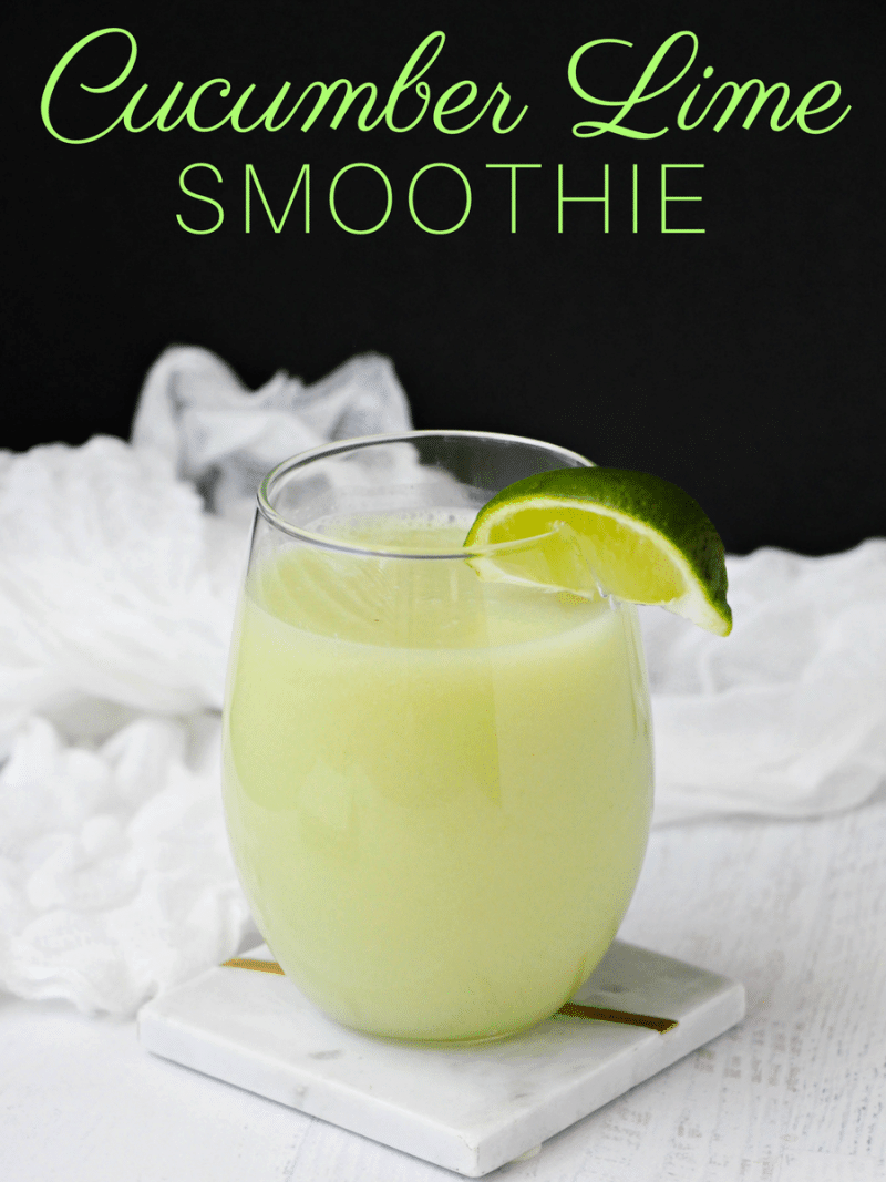 This delicious and refreshing cucumber lime smoothie recipe combines cucumber and lime with honey and ice to create a flavor combination that will refresh you even on the hottest summer days. It is great for hydration, detox, digestion, and weight loss. Best of all, this cucumber smoothie is super easy to make. 