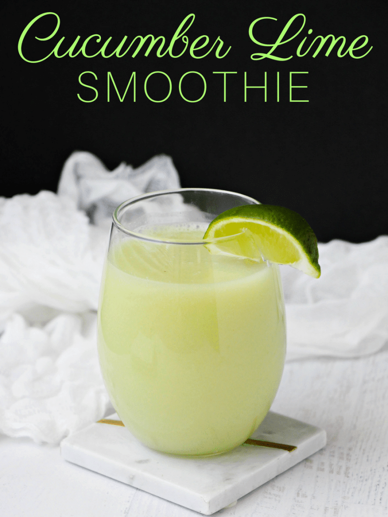 Cucumber Lime Smoothie Recipe